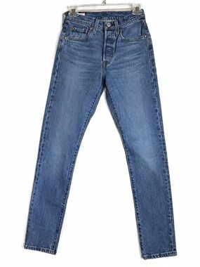 Levi's Premium 501 S Wedgie Straight S40197 Jeans Womens W24 L30 Button Fly